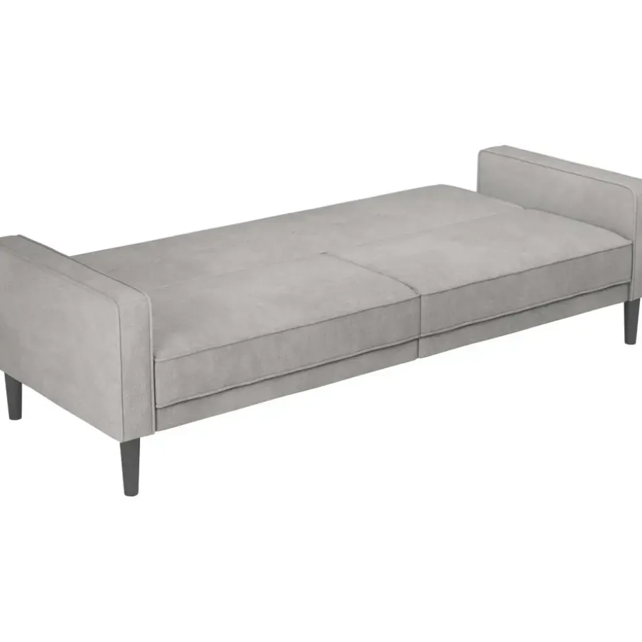 Avon - Slaapbank 3-zits in lichtgrijze stof