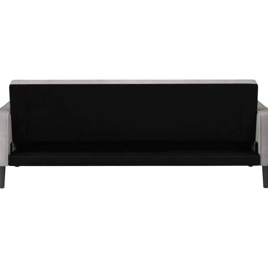 Avon - Slaapbank 3-zits in lichtgrijze stof