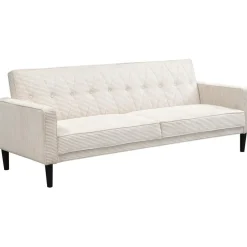 Avon - 3-zits slaapbank in crèmekleurige stof