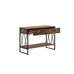 AYDEN - Consoletafel - Donkere houtkleur - MDF