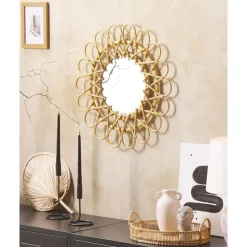 BABAI - Wandspiegel - Natuurlijk - Rotan