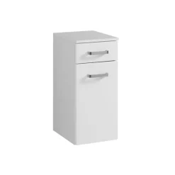 Badkamerkastje Bobbi 30cm 1 lade en 1 deur - wit