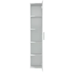 Badplaats Badkamerkast Pluto 30 x 30 x 150 cm - Wit - Hangende Badkamerkasten