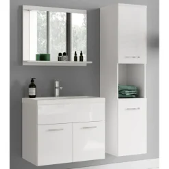 Badplaats Badkamermeubel Set Montreal 60 x 35 cm - Wit Hoogglans - Badmeubel met