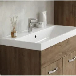 Badplaats Badkamermeubel Set Paso 80 x 40 cm - Bruin Eiken - Badmeubel met