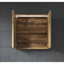 Badplaats Spiegelkast Toledo 60 x 20 x 60 cm - Eiken - Badkamerkast Badkamer