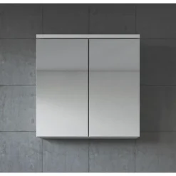 Badplaats Spiegelkast Toledo 60 x 20 x 60 cm - Wit - Badkamerkast Badkamer