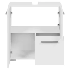 Badplaats Wastafel Onderkast Mars 60 x 30 x 60 cm - Wit - Badkamerkast – Staand