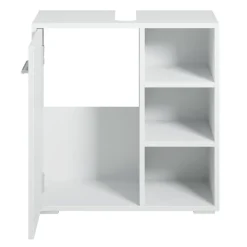 Badplaats Wastafel Onderkast Neptunus 60 x 28 x 60 cm - Wit - Badkamerkast –