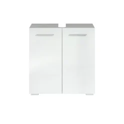 Badplaats Wastafel Onderkast Jupiter 60 x 30 x 60 cm - Beton grijs met wit -