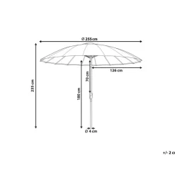 BAIA - Parasol - Beige - 270 cm - Polyester