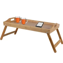 Bambou & Co Ontbijt op bed/tafeltje/dienblad op pootjes - 53x33x21 cm