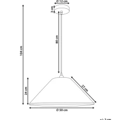 BANCAL - Hanglamp - Naturel - Papierkoord