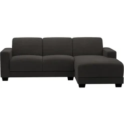 Bank Aberdeen met chaise longue rechts - Preston - antraciet