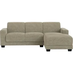 Bank Aberdeen met chaise longue rechts - Rebel - taupe