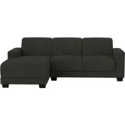 Bank Aberdeen met chaise longue links - Preston - antraciet
