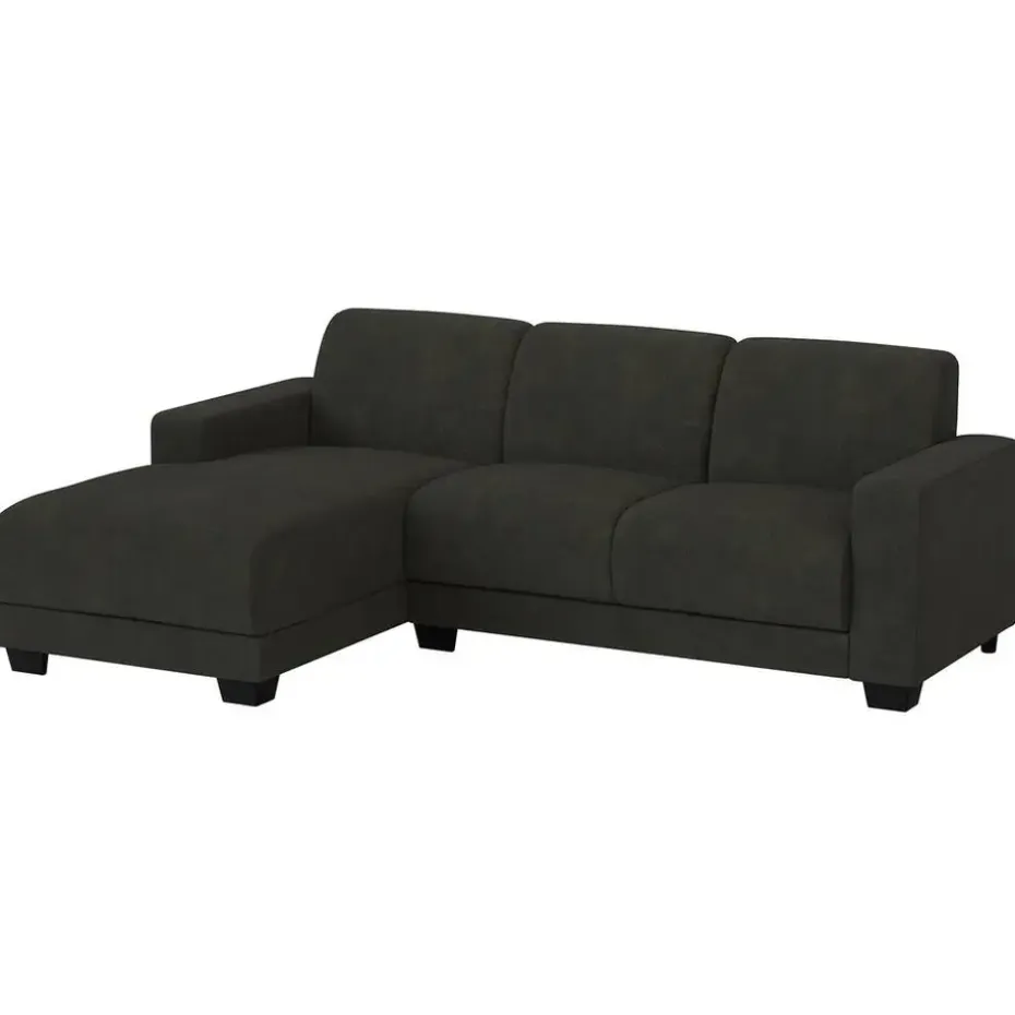 Bank Aberdeen met chaise longue links - Preston - antraciet