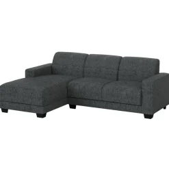 Bank Aberdeen met chaise longue links - Kansas - grijs