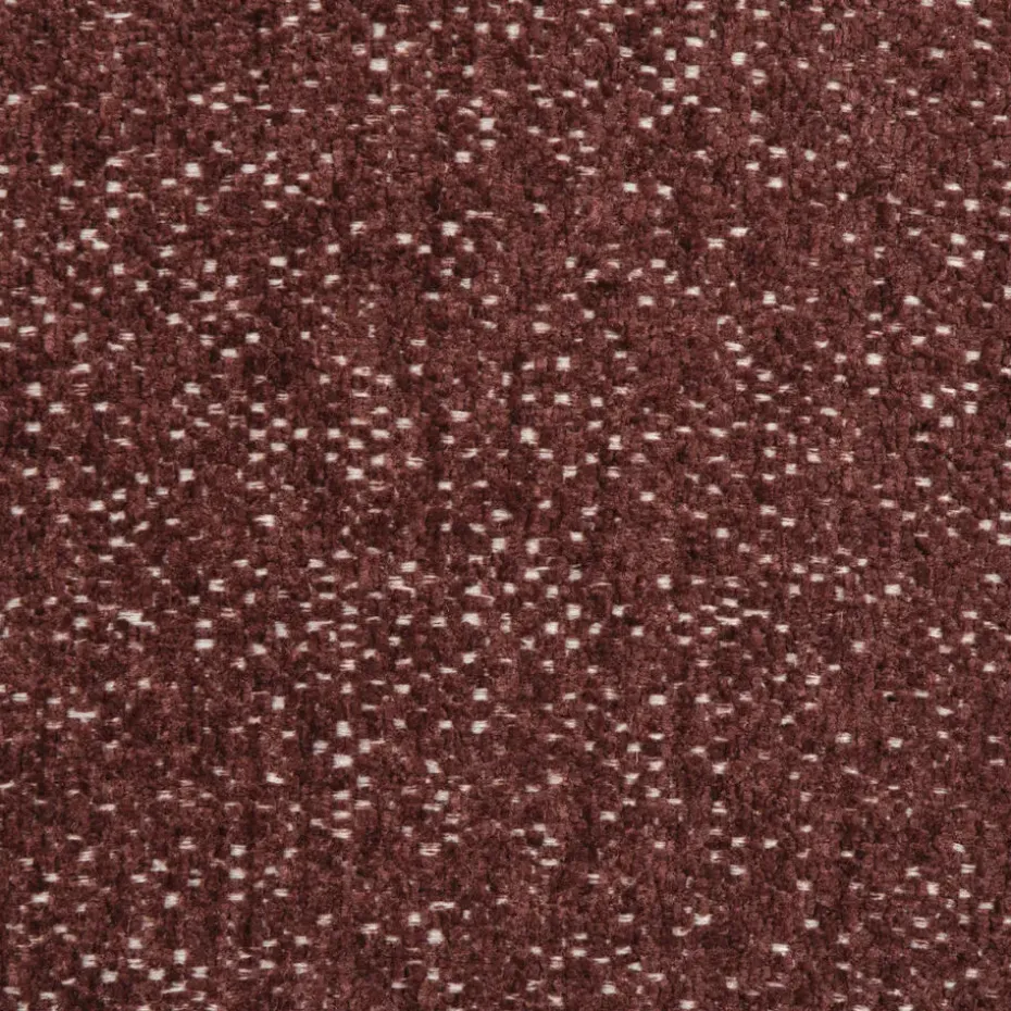 Bank Beau 2-zits - stof Raven - wijnrood