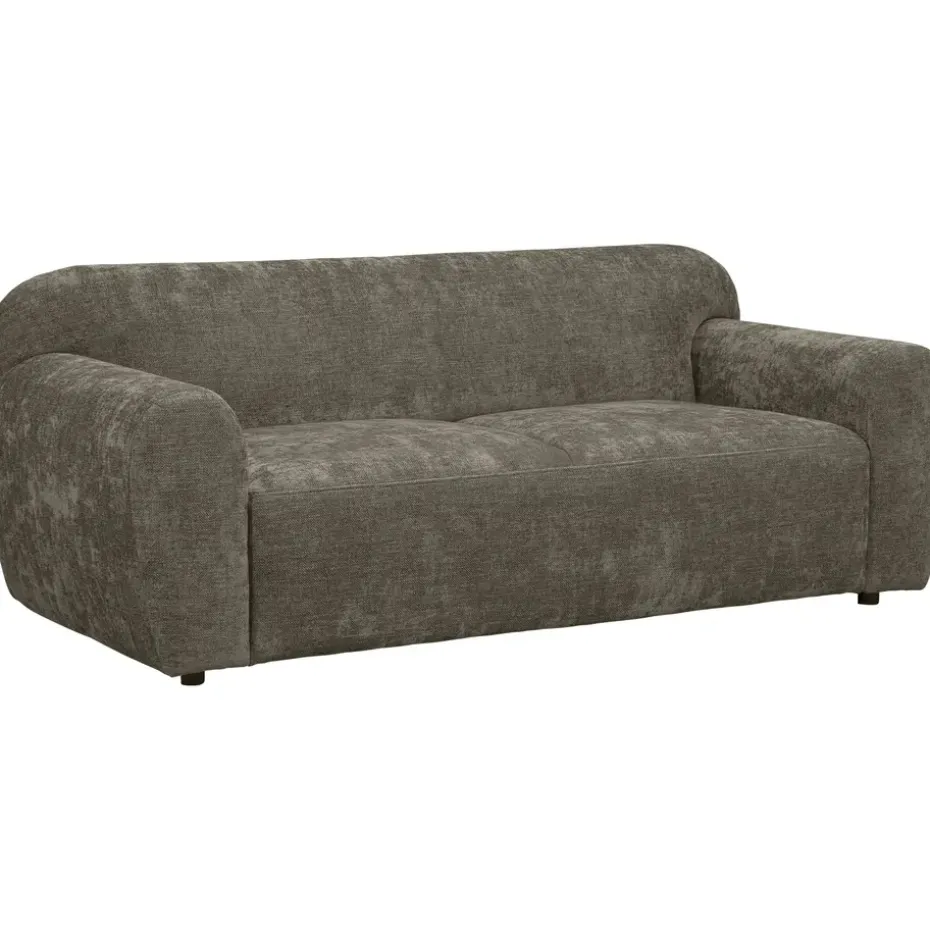 Bank Bibi 3-zits - stof Glory - mokka