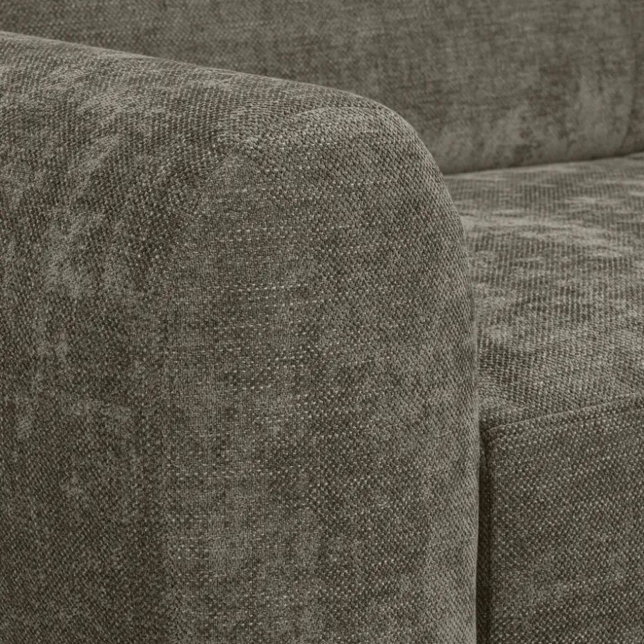 Bank Bibi 3-zits - stof Glory - mokka