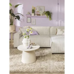 Bank Brooklyn met chaise longue rechts - Soop - crème