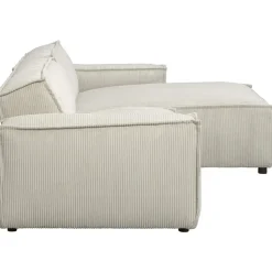 Bank Brooklyn met chaise longue rechts - Soop - crème