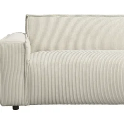 Bank Brooklyn met chaise longue rechts - Soop - crème