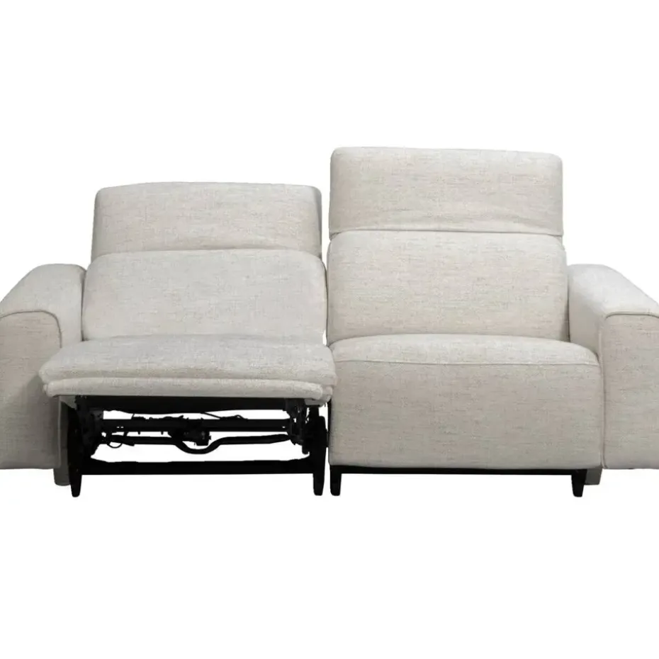 Bank Dave 3-zits - elektrisch verstelbaar - lichtgrijs