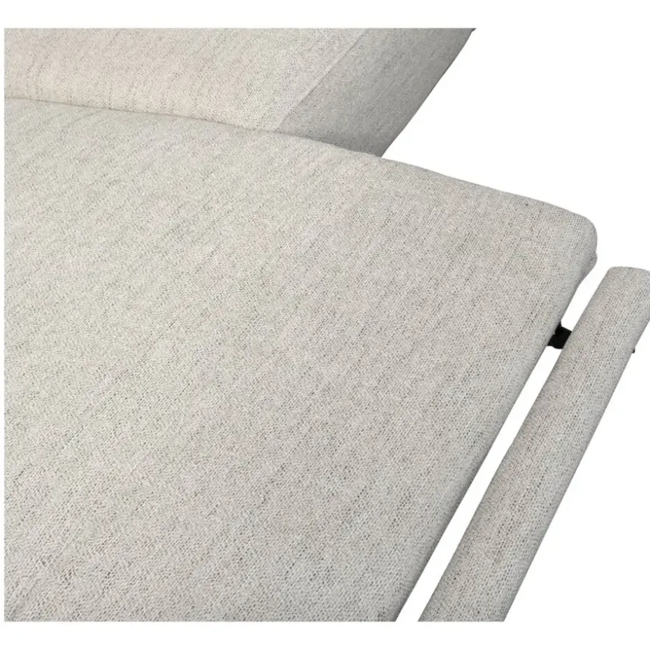 Bank Dave 3-zits - elektrisch verstelbaar - lichtgrijs