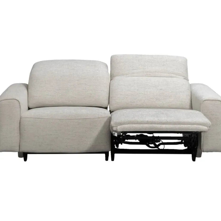 Bank Dave 3-zits - elektrisch verstelbaar - lichtgrijs