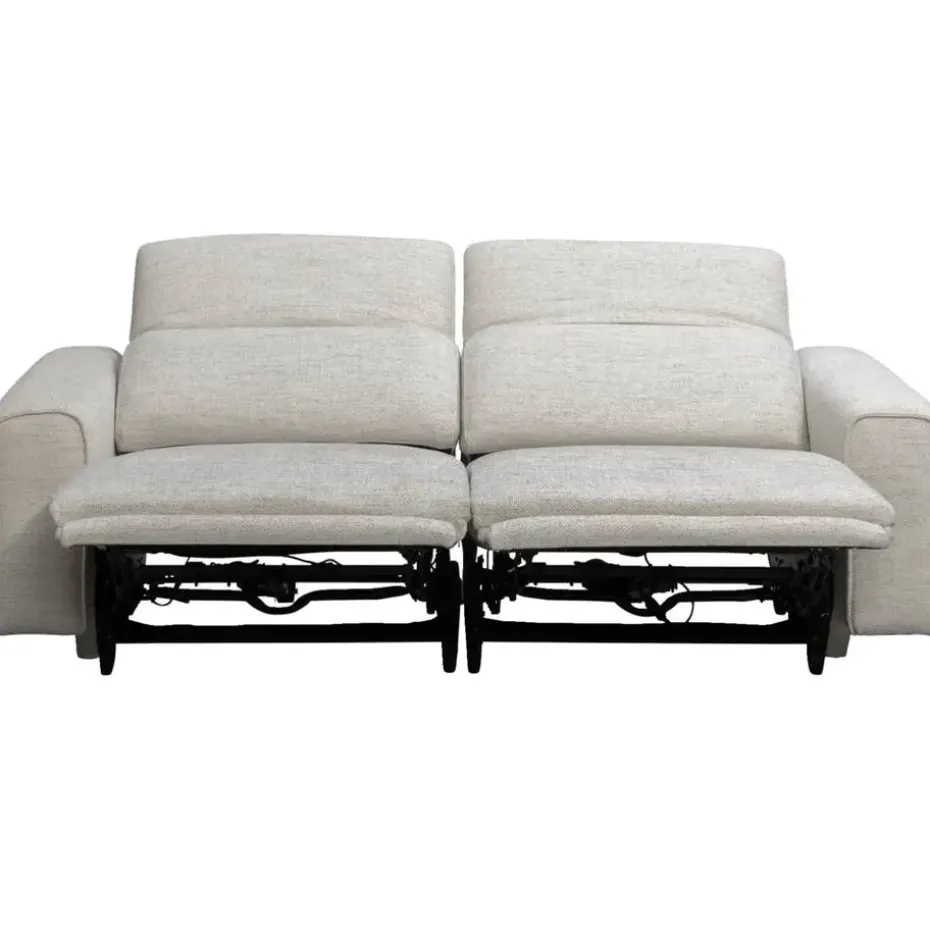 Bank Dave 3-zits - elektrisch verstelbaar - lichtgrijs