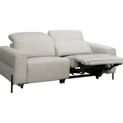 Bank Dave 3-zits - elektrisch verstelbaar - lichtgrijs