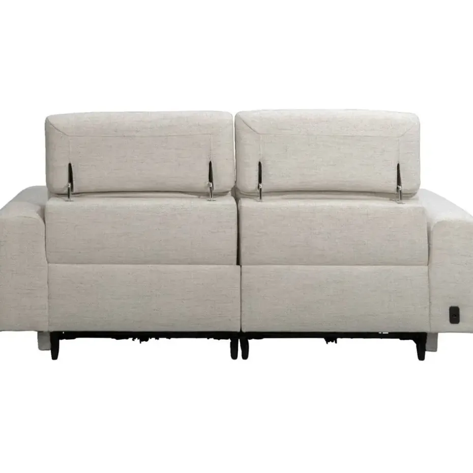 Bank Dave 3-zits - elektrisch verstelbaar - lichtgrijs