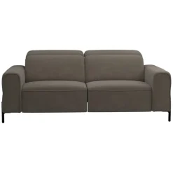 Bank Dave 3-zits - elektrisch verstelbaar - stof Billy Joe - grijs