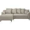Bank Elsa met chaise longue links - stof Anthology - beige