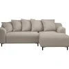 Bank Elsa met chaise longue rechts - stof Anthology - beige
