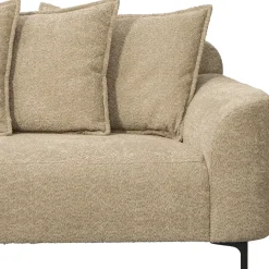 Bank Elsa met chaise longue links - stof Anthology - taupe