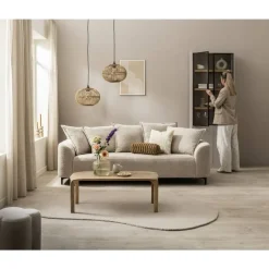 Bank Elsa 3-zits - stof Anthology - beige