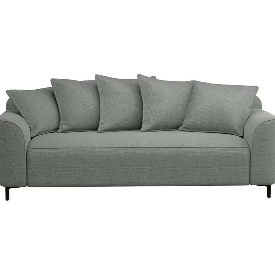 Bank Elsa 3-zits - stof Eden - grijs