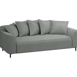 Bank Elsa 3-zits - stof Eden - grijs
