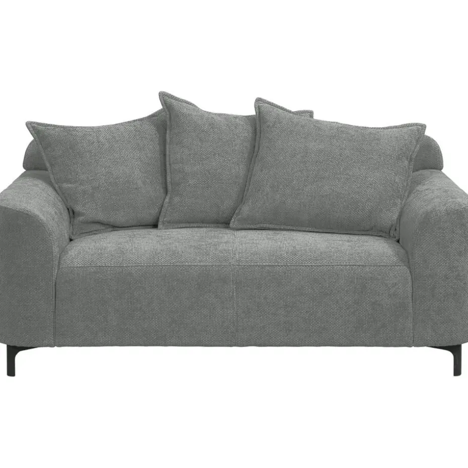 Bank Elsa 2-zits - stof Eden - grijs