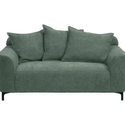 Bank Elsa 2-zits - stof Eden - vergrijsd groen
