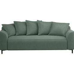 Bank Elsa 3-zits - stof Eden - saliegroen