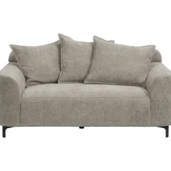 Bank Elsa 2-zits - stof Eden- taupe