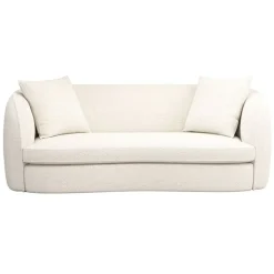 Bank Enzio 3,5-zits - stof Sirena - crème