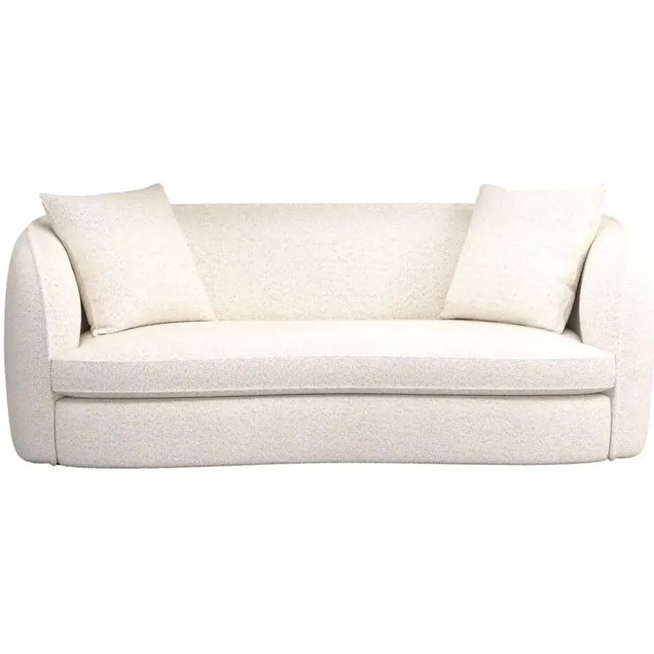 Bank Enzio 3,5-zits - stof Wales - crème