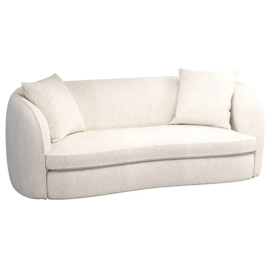 Bank Enzio 3,5-zits - stof Wales - crème