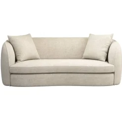 Bank Enzio 3,5-zits - stof Wandy - champagne