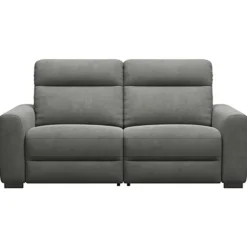 Bank James elektrisch verstelbaar 3-zits - stof Gaucho - donkergrijs